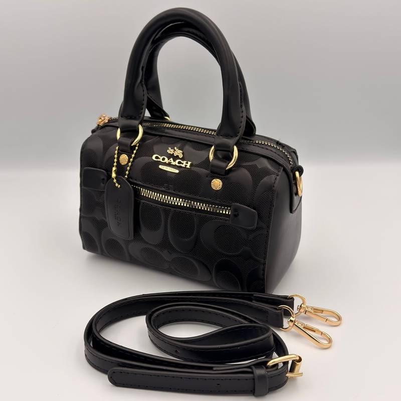Sac coach speedy nano 20 cm Noir – Image 1