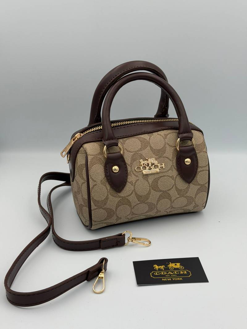COACH SPEDDY 17CM Marron chocolat – Image 1