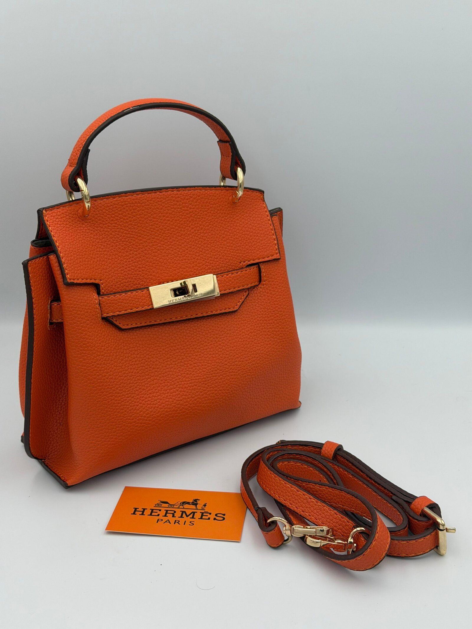 IMG_4760 HERMES BIRKIN 20CM Orange – Image 1