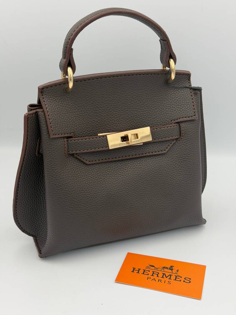 HERMES BIRKIN 20CM Marron chocolat – Image 1