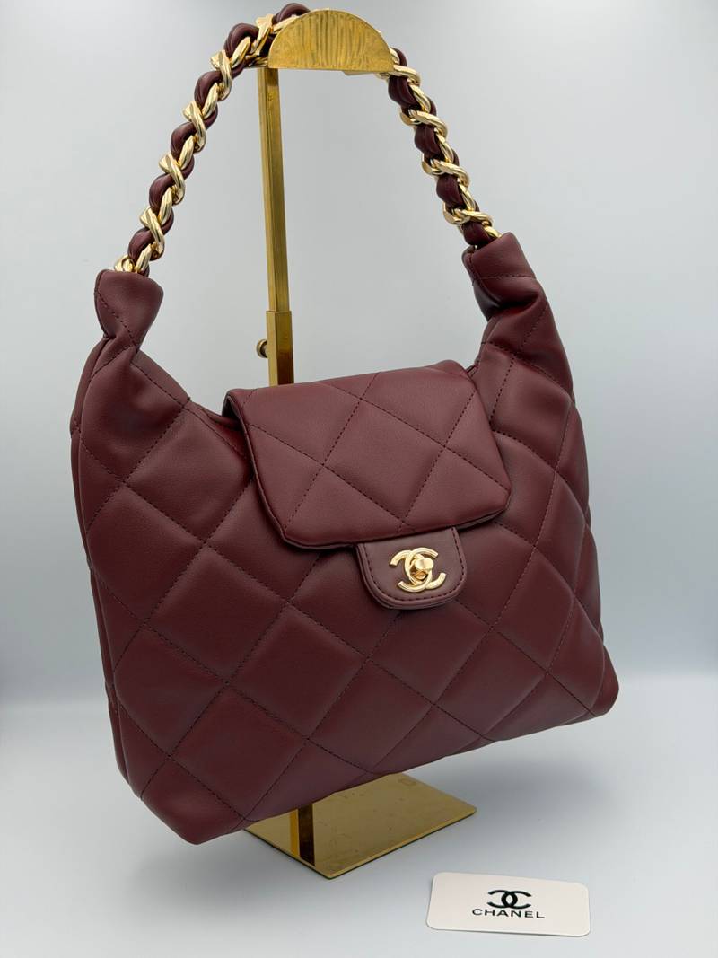 CHANEL KELLY 30CM bordeaux – Image 1