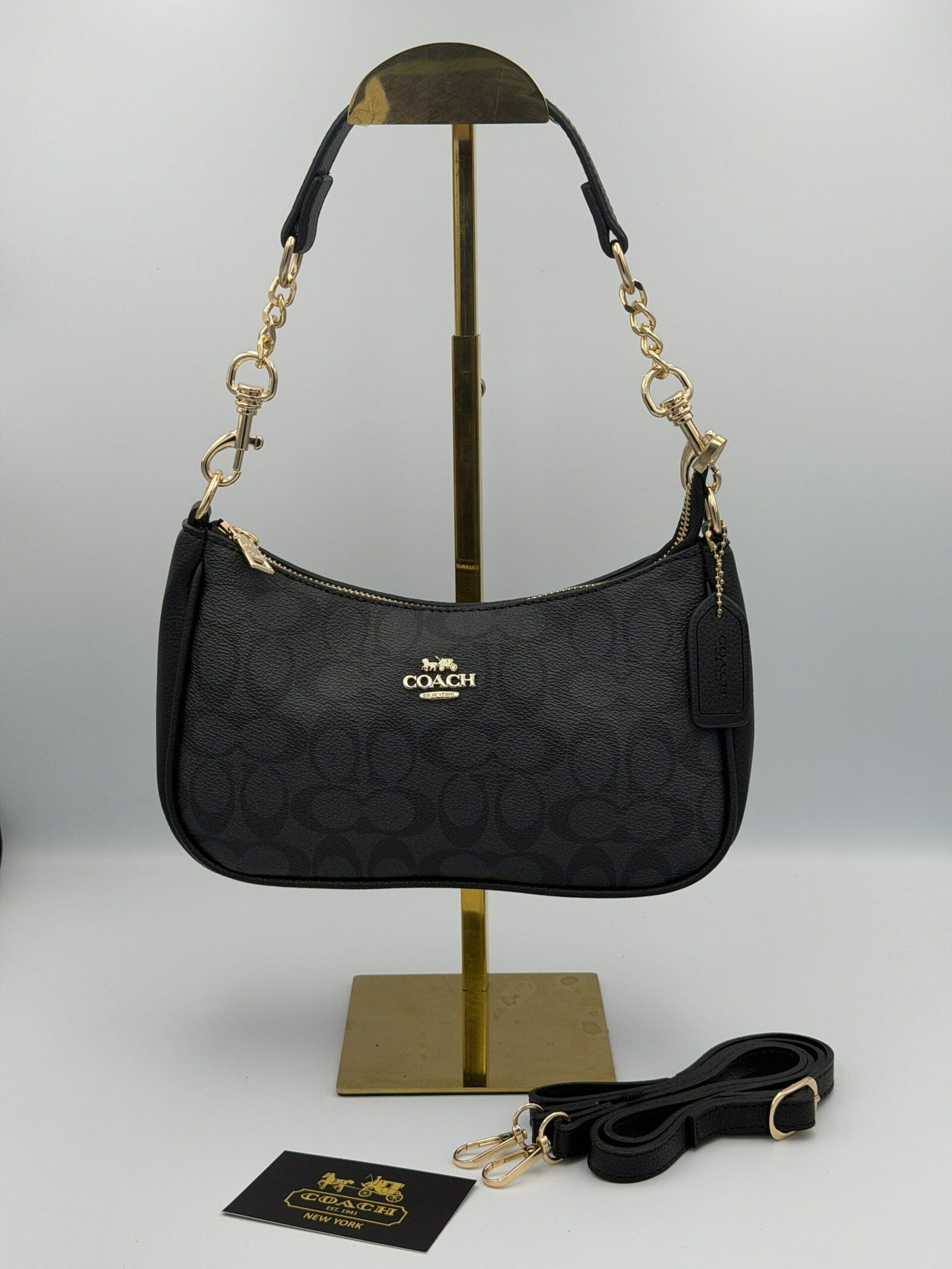 COACH BANAN 23CM Noir – Image 1